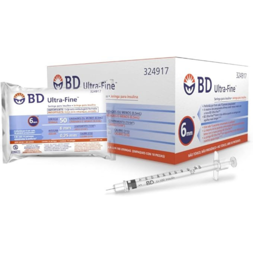 jeringa bd ultra fine 10 unidades